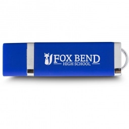 Royal Blue Stick Logo Flash Drive - 8GB