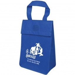 Blue Light Weight Non-Insulated Custom Lunch Tote
