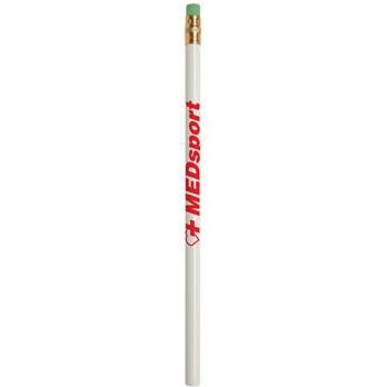 Recycled Newspaper Recycled Newspaper Promotional Pencil - White