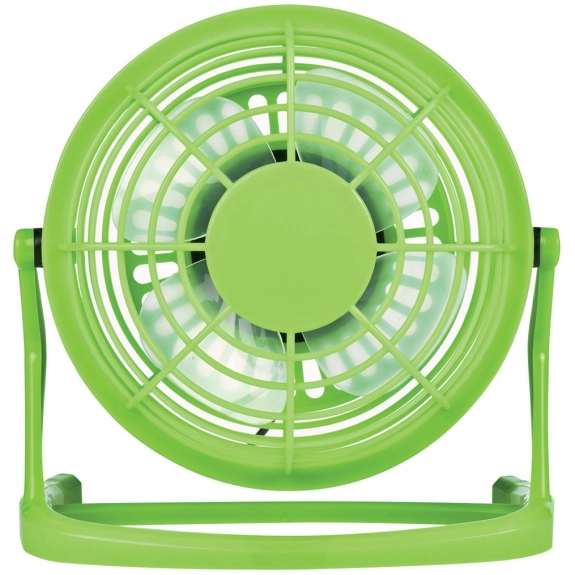 Lime Green USB Plug-In Promotional Fan