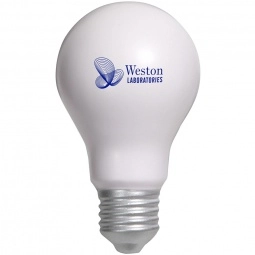 White Light Bulb Promotional Stress Reliever