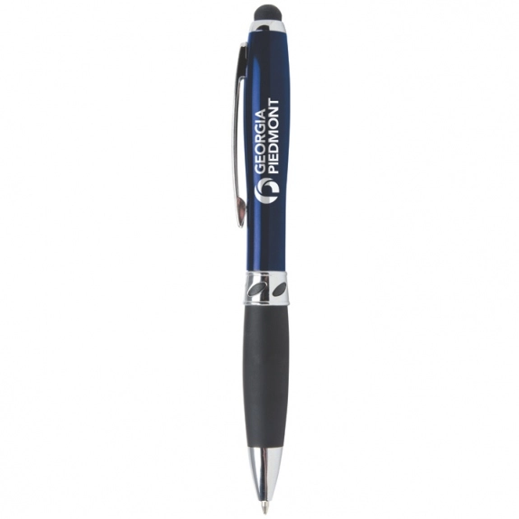 Blue Bonita Ballpoint Promotional Pens w/ Stylus