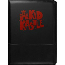 Refillable Custom Portfolio w/ Lined Notepad - 9.5"w x 12.8"h