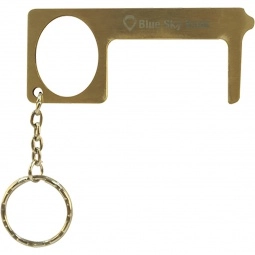 Brass Brass Germ Free Custom Multi-Tool Keychain