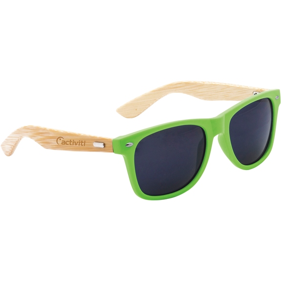 Green Cool Vibes Custom Sunglasses