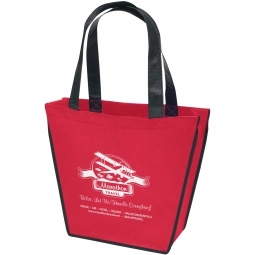 Carnival Non-Woven Gift Promotional Tote Bag - 12"w x 10"h x 4"d