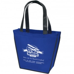 Royal Blue Carnival Non-Woven Gift Promotional Tote Bag