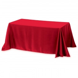 Red 4-Sided Custom Table Cover - 8 ft. 