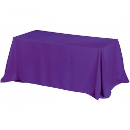 Grape 4-Sided Custom Table Cover - 8 ft. 