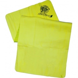 Yellow Frogg Toggs Chilly Pad Logo Towel - 27"w x 17"h