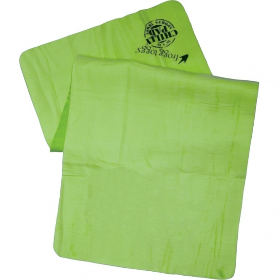 Green Frogg Toggs Chilly Pad Logo Towel - 27"w x 17"h