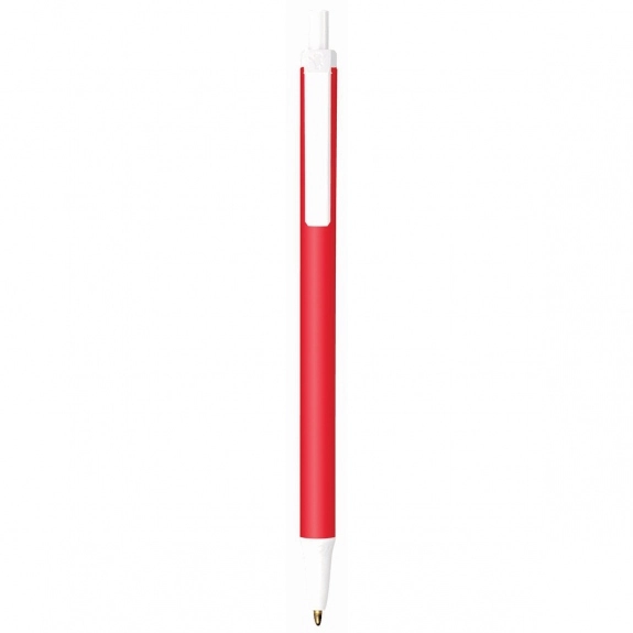Red/White BIC Clic Stic Germ Free PrevaGuard Imprinted Pen