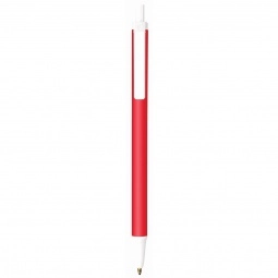 Red/White BIC Clic Stic Antimicrobial Imprinted Pen