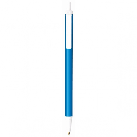 Blue BIC Clic Stic Antimicrobial Imprinted Pen