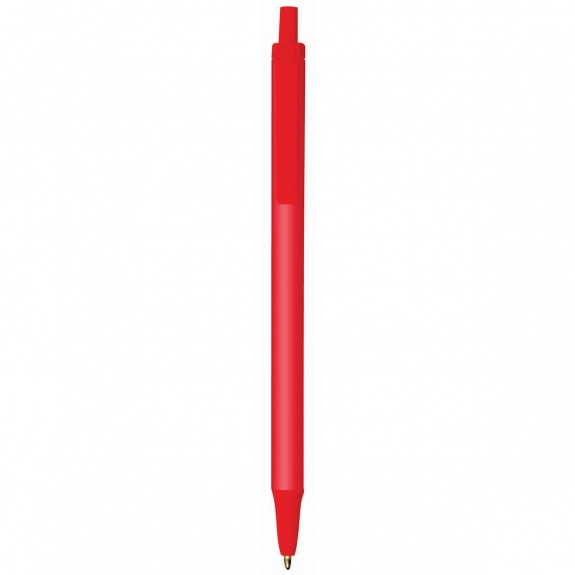 Red BIC Clic Stic Antimicrobial Imprinted Pen