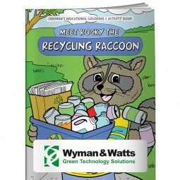 Multi Promo Coloring Book - Meet Rocky the Recycling Raccoon