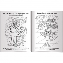 Inside - Promo Coloring Book - Meet Rocky the Recycling Raccoon
