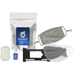 Promotional Full Color Back-to-Work Custom PPE Kit with Logo