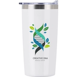 Full Color Antimicrobial Stainless Steel Custom Tumbler - 20 oz.