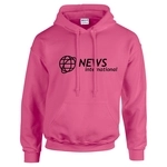Safety Pink - Gildan Heavy Blend Custom Hooded Sweatshirt