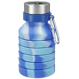 Zigoo Tie Dye Custom Collapsible Water Bottle - 18 oz. 