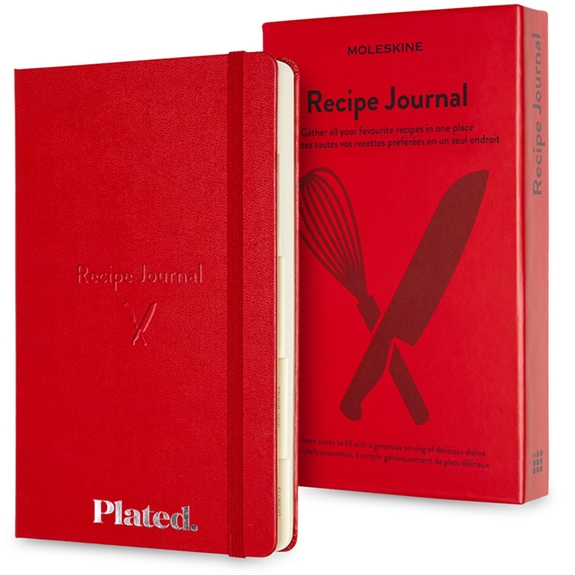 Scarlet Red Moleskine&#174; Passion Branded Recipe Journal