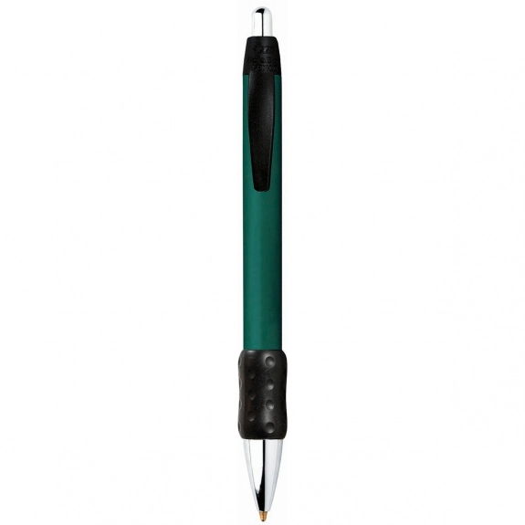 Forest Green BIC WideBody Chrome Imprinted Pen w/ Rubber Grip