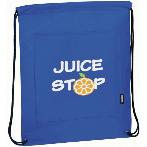 Royal Blue Insulated Promotional Drawstring Cooler Bag by Koozie - 6 Can