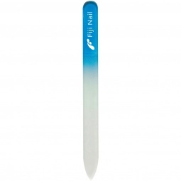 Blue Glass Promotional Nail File w/ Sleeve