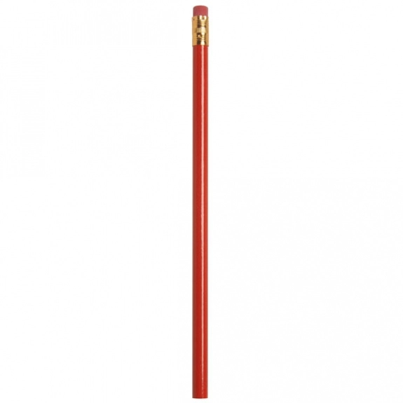 Red Recycled Newspaper Promotional Pencil - Colored
