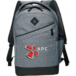 Charcoal Graphite Slim Promotional Computer Backpack