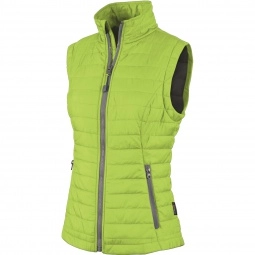 Lime/Grey Charles River Radius Quilted Custom Vests
