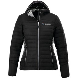 Black - Elevate Silverton Packable Custom Jackets - Women's