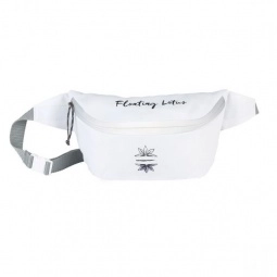 White - Large 2-Way Promotional Fanny Pack 