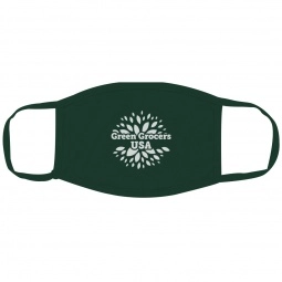 Forest Green Cotton Reusable Promotional Face Mask