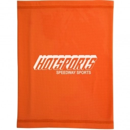 Orange Multi-Purpose Custom Cooling Towel Wrap - 9.5" x 13"