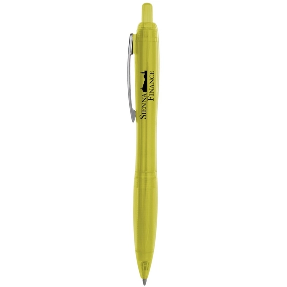 Yellow Custom RPET Trenton Pens