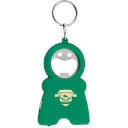 Happy Tri-Function Promotional Keychain
