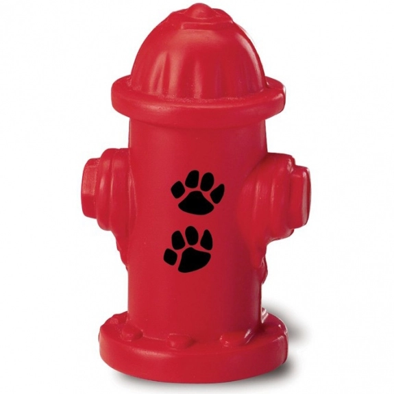 Red Fire Hydrant Custom Stress Balls