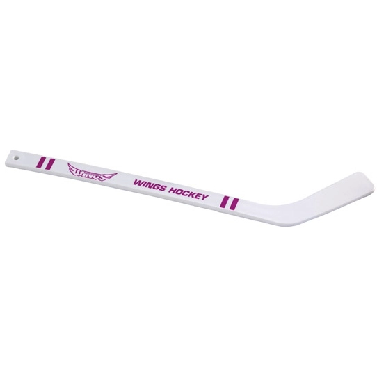 white Promotional Plastic Hockey Stick - 19"