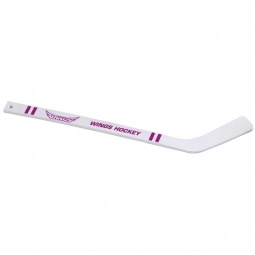 white Promotional Plastic Hockey Stick - 19"