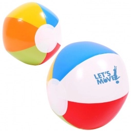 Multi Promotional Round Multi-Color Beach Ball - 6"