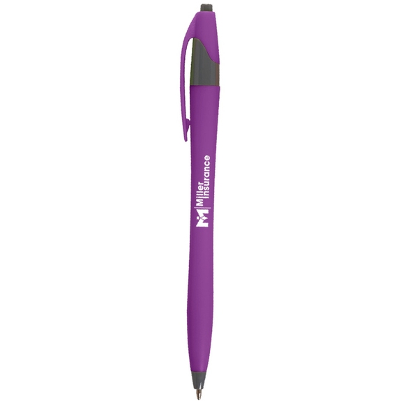 Purple / gray - Javelin Style Colored Dart Promo Pen