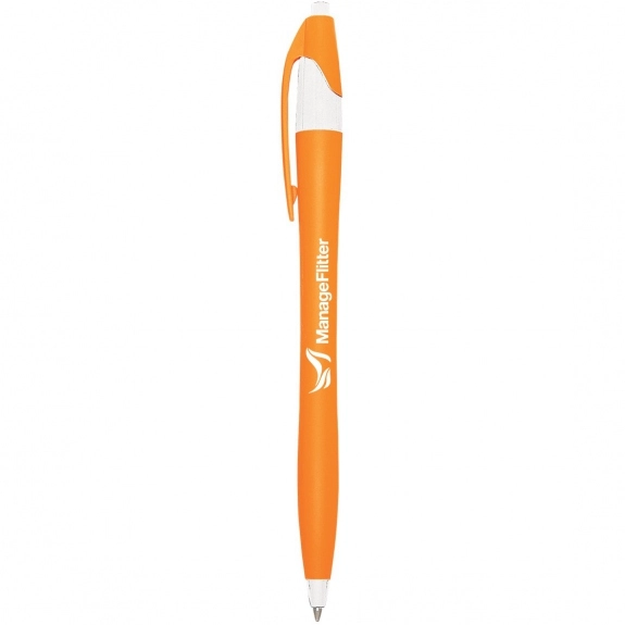 Orange/White Javelin Style Dart Promo Pen