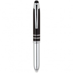 Black Aluminum LED Light Stylus Custom Pens