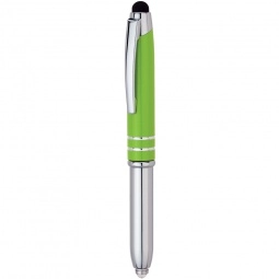 Lime Green Aluminum LED Light Stylus Custom Pens