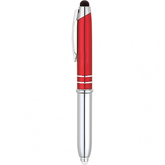 Red Aluminum LED Light Stylus Custom Pens