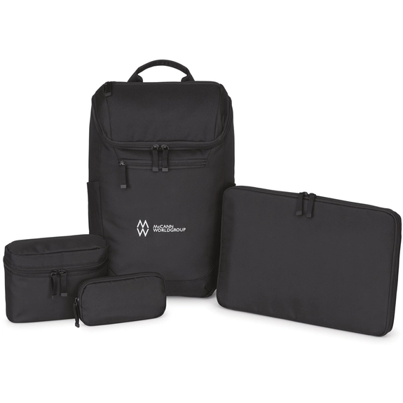 Black Mobile Professional Custom Laptop Backpack - 15"