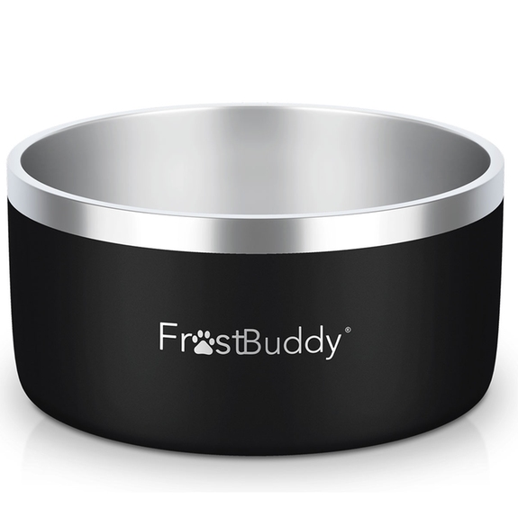 Black Frost Buddy&#174; Custom Stainless Steel Bowl
