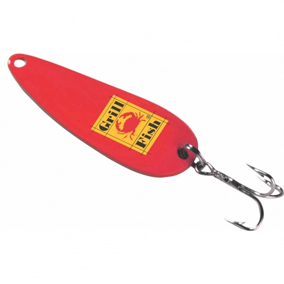 Red Small Spoon Logo Fishing Lure - 0.375 oz.